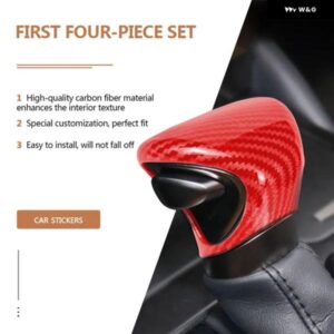 カーボン ABS プラスチック 車用 ギア シフト ノブカバー トリム レクサス ES UX LX 2018-2023 内装アクセサリー