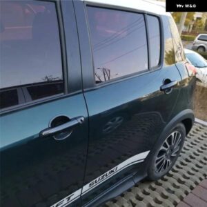 クロームカーボン車 ドアハンドル カバー トリム ステッカー スタイリング アクセサリー スズキ グランドビターラ 2005 -2012 - carbon　bowl