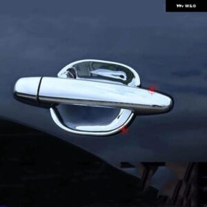 クロームハンドルカバー トリム セット トヨタ カムリ XV40 2007 - 11 アクセサリー ステッカー カー スタイリング - no　button