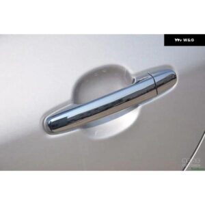 クロームカーボン ドアハンドル カバー ボウル トリム トヨタ RAV4 RAV 4 2001-2012 スタイリング アクセサリー - Carbon　2　keyhole