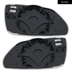 サイドドアミラー ガラスレンズ フォルクスワーゲン ポロ MK4 9N 2005 2006-2009 ヒーター付きバックミラー ガラスレンズ カーアクセサリー - 1pc　left