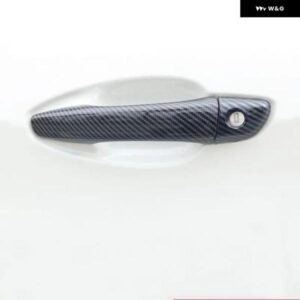 カーボンクロームカー ドアハンドル カバー トリム シトロエン ディスパッチスペースツアラーMK3 2017 - 21 ステッカー アクセサリー - carbon　no　sensors