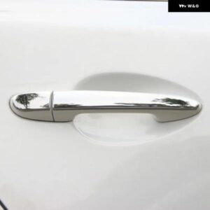 3色 マツダ 2 2009-2018 マツダ 3 2010-2018 マツダ 6 2007-2018 ステンレス ドアハンドル カバー トリム カーアクセサリー スタイリング - black　2　buttons