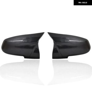 カーボン 光沢マットブラック 車用リアビューミラー カバー ケースキャップ BMW F20 F22 F30 F31 F32 F33 F36 F34 F35 1ペア - Carbon　fiber　pattern
