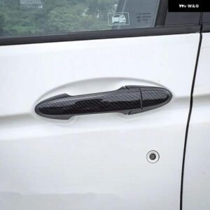 クローム ドアハンドル カバー トリム ホンダ /ジャズ 2014 - 20 スタイリング カーアクセサリー - carbon　2　buttons