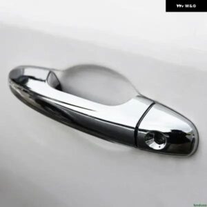 カーボンクロームカー ドアハンドル ボウルカバー 装飾 トリム ステッカー トヨタ ハイラックスレボ2016-2022 スタイリング アクセサリー - carbon　no　sensor