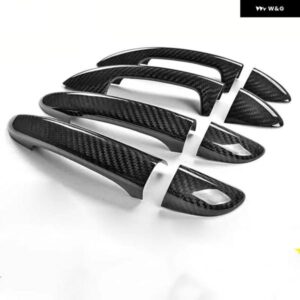 クロームカーボン車 ドアハンドル カバー トリム VW PASSAT B6 3C 2006 -2011 PASSAT CC 2009-2012 カー スタイリング アクセサリー - silver