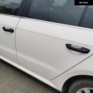 クロームカーボン車 ドアハンドル カバー トリム VW PASSAT B6 3C 2006 -2011 PASSAT CC 2009-2012 カー スタイリング アクセサリー - black