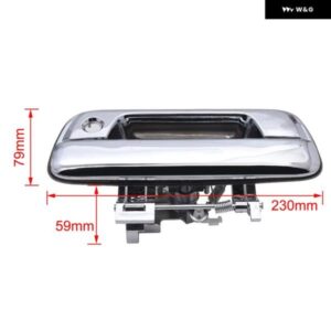 クロームバック ドアハンドル テールゲートハンドル ISUZU PICKUP D-MAX 2002-2012 8-98079232-0 8980792320 - Silver