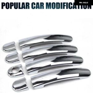 シュコダ イエティ 2009 - 16 ABS クローム ドアハンドル カバー トリム オーバーレイ - door　handle
