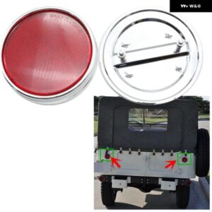 車外側リア バンパー リフレクター ハザード灯 ランプ トヨタ ランドクルーザー FJ25 FJ40 FJ55 1958-1973 OEM 81910-69015