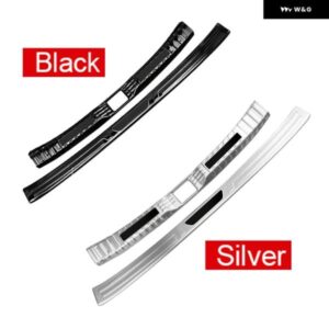 トヨタ RAV4 XA50 2019 - 24 ハイブリッド カー トランク インナーガード リア バンパー プレートカバー アクセサリー - 2PCS　Black