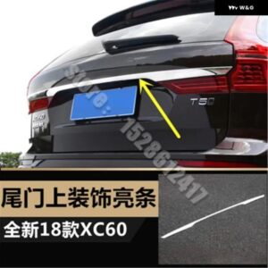 ボルボ XC60 2018 2019~2024 カーアクセサリー ステンレス リア トランク リッドカバー トリム トランク テールゲート トリム 2個 - 2PCS