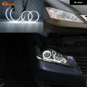 レクサス ES 350 240 ES350 ES240 2010 2011 2012 超高輝度 CCFL エンジェルアイキット ハローリング - This　Headlight