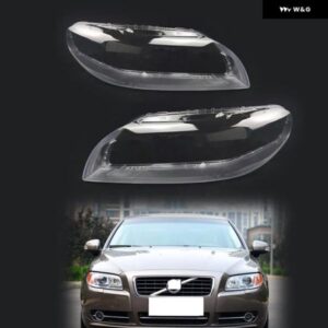 ボルボ S80 S80L 2008-2015 車用 フロント ヘッドランプ カバー ヘッドライト カバー シェルマスク レンズ