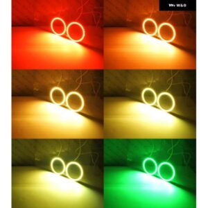 マツダ MX-5 MX 5 ミアータ ロードスター RFリモート BLUETOOTH対応アプリ マルチカラー 超高輝度 RGB LED エンジェルアイキット ハローリング - 2009-2015