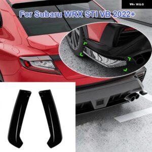 車用リアアンダーコーナー バンパー スポイラー プロテクター サイド カナード ディフューザー スプリッターガード 2022+ スバル WRX STI VB 2023 2024