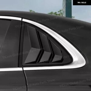 メルセデス ベンツ E クラス W214 2024 2025 車用 リアルーバーウィンドウ サイドシャッターカバー トリム ステッカー ベントスクープ ABS カーボン - Carbon　look