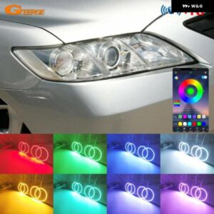 トヨタ カムリ 40 V40 2006 - 11 BLUETOOTHアプリ マルチカラー 超高輝度 RGB LED エンジェルアイキット ハローリング