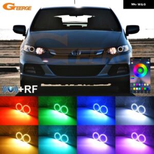 ホンダ インサイト 2009 - 14 BLUETOOTHアプリ 超高輝度マルチカラーRGB LEDエンジェルアイキット ハローリング
