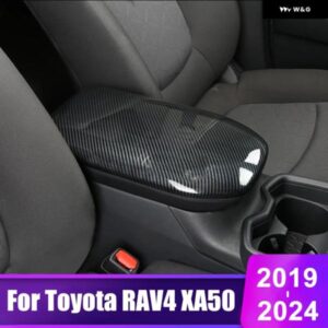 トヨタ RAV4 2019 - 24 XA50 ハイブリッドアクセサリー 車用 アームレスト 収納 ボックス マットカバー 防水