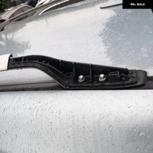 レクサス RX270 RX350 RX450H 2009 2010~2015 ルーフラックカバー シルバー ルーフバー ルーフレールエンドシェル 交換用 ラゲッジパックガード - Back　right