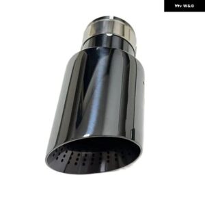 排気ノズル ステンレス チタンブラック 大口径 101MM 114MM オープンカーマフラー システム AKパンチテールノズル - 60mm-101mm