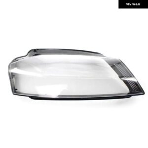 A3 8P Sライン S3 RS3 フェイスリフト車用 ヘッドライト レンズ カバー ヘッドランプ シェル ク リアランプ シェード - 2pcs　pair　light
