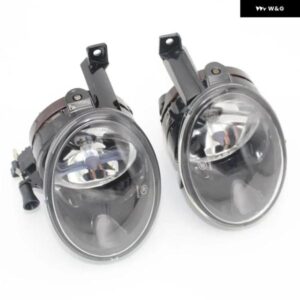 2個車用ライト VW TOUAREG 2011 - 15 カー スタイリング フロント フォグライト フォグランプ ワイヤー ハーネス アセンブリ - Pair　Light　and　Wire