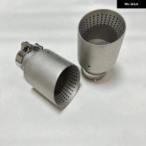 排気ノズル マット ステンレス 大口径101MM 114MMオープンカーマフラー システム AKカーマフラー トリム