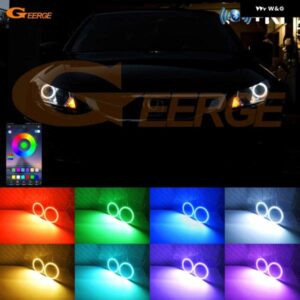ホンダ アコード クーペ 2008 - 12 BLUETOOTHアプリ マルチカラー 超高輝度 RGB LED エンジェルアイキット ハローリング