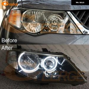 三菱 アウトランダーII 2006 - 12 超高輝度CCFLエンジェルアイキット ハローリング - Pre　Facelift