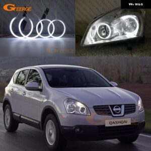 日産 キャシュカイ J10 2007 2008 2009 2010 フェイスリフト前 超高輝度 CCFL エンジェルアイキット ハローリング