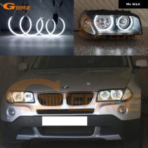 BMW E83 X3 フェイスリフト 2007 2008 2009 2010 超高輝度 CCFL エンジェルアイキット ハローリング - Halogen　HD