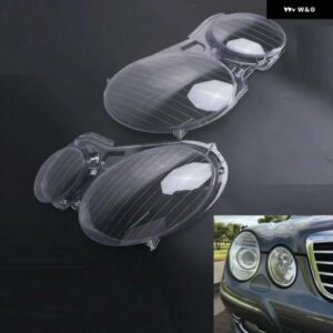 メルセデス ベンツ W211 E240 E200 E350 E280 E300 2002-2009 E クラス 車用 ヘッドライト レンズ ガラスカバー ランプシェルペア