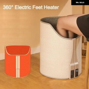 電気足元ヒーター 冬用 クッション 折りたたみ 式 ポータブル サーモスタット フットウォーマー オフィス用 足元 温熱 保温