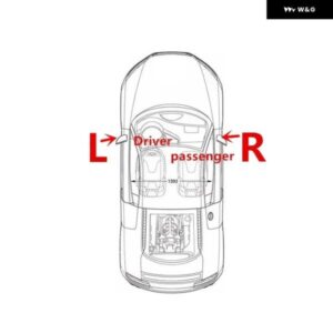 車用リバースバックミラー アセンブリ カバー /ウィンカー/ランプリアビューレンズ フレーム SAIC ROEWE I5 NEW MG5 2020 2021 - 1pcs　Frame　Right