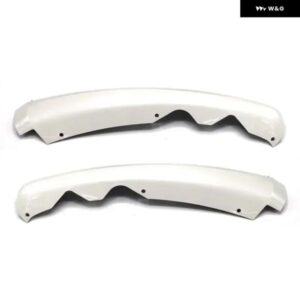 フォード モンデオ 2013 - 16 1ペア ABS 車フロント バンパー アンダー トリム モールディング スタイリング - Elegant　white
