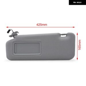 サンバイザー ミラー 付き マツダ CX-9 2010 - 15 OEM# TDY1-69-320 TD11-69-320D-75 - Grey　Left