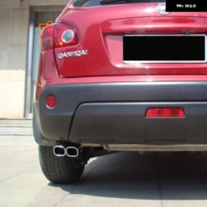 日産 キャシュカイ J10 2007 2008 2009 2010~2015 ステンレス テール パイプ マフラー スリーブ デコレーション トリム カーアクセサリー - C