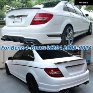 メルセデス ベンツ 4ドア W204 C クラス C180 C200 C63 2008-2014 車用 リアルーフスポイラー ウイング テールスポイラー ウイング オート スタイリング