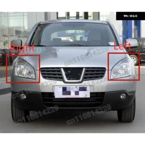 車用 フロントガラス レンズ ヘッドランプ クリア XDRIVE ランプシェード ランプシェル ヘッドライト カバー 日産 キャシュカイ J10 2007 2008 2009-2013