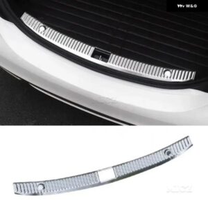2015-2021 メルセデス ベンツ C クラス W205 C200L 260L 車用 ステンレス リア バンパー プロテクター トランク ドアプレート カバー トリム - B　Inside　1PCS