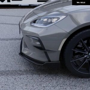 車用フロント バンパー カバー ウインドナイフ フォグランプ トリム ブレード トリム ライト トヨタ GR86 2022+ オートアクセサリー - Glossy　Black