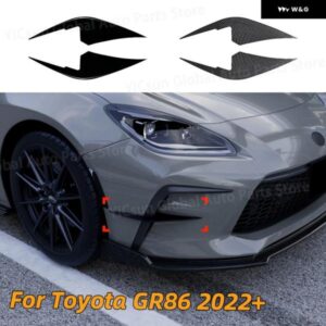 車用フロント バンパー カバー ウインドナイフ フォグランプ トリム ブレード トリム ライト トヨタ GR86 2022+ オートアクセサリー