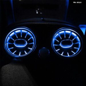 3/64 カラーリア LED エアベント メルセデス ベンツ W205 W213 X253 W222 W463A C GLC クラス カータービン アウトレット ノズル アンビエントライト