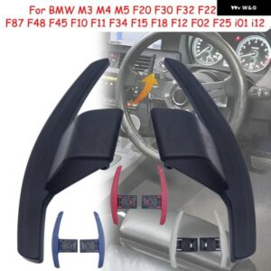 ステアリングホイール パドルスイッチ シフター BMW M3 M4 M5 F20 F30 F32 F22 F80 F87 F48 F45 F10 F11 F34 F15 F18 F12 F02 F25 I01 I12