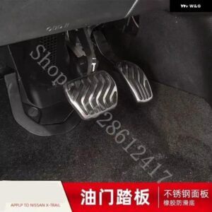 三菱 アウトランダー 2023-2024 車アクセサリー 自動車アクセルブレーキ アンチスリップ ペダル - 2PCS