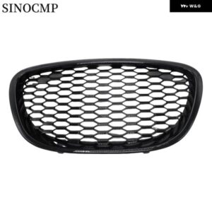 フロント バンパー センター グリル シートレオン MK2 1P1 2006-2009 ブラック フロントミドル レーシング グリル 外装 パーツ レーシング グリル