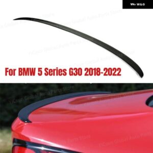 リアスポイラー BMW 5シリーズ G30 2018-2022 M5 スタイル グロッシーブラック/カーボンルックスポイラー トランク ウィングスポイラー スタイリング